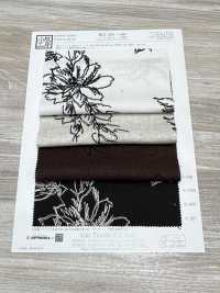 KCL524-D681 Bordado Em Tela De Linho Rayon[Têxtil / Tecido] Uni Textile(Komon Studio) subfoto