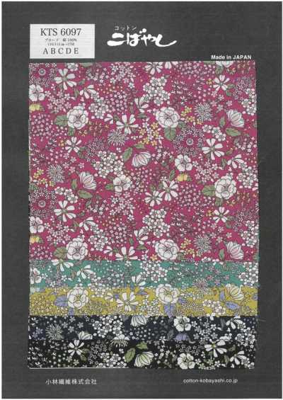 KTS6097 Popeline com estampa floral