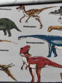 KTS6036 Estampa De Dinossauro Em Sarja[Têxtil / Tecido] subfoto