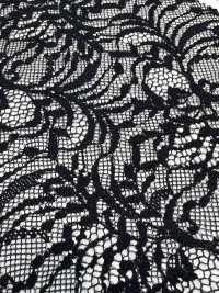 KKF8455-W-D1 Renda Grand Raschel De Poliéster, Largura Larga[Têxtil / Tecido] Uni Textile(Komon Studio) subfoto