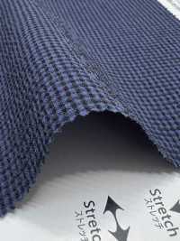 KKF8585-55-D2 Seersucker Stretch Wide Largura[Têxtil / Tecido] Uni Textile(Komon Studio) subfoto