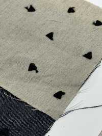 ON43697ID Bordado Tipo Jeans De Linho E Linho De 4 Polegadas (Estilo índigo)[Têxtil / Tecido] Oharayaseni subfoto