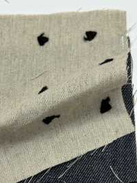 ON43697ID Bordado Tipo Jeans De Linho E Linho De 4 Polegadas (Estilo índigo)[Têxtil / Tecido] Oharayaseni subfoto