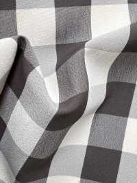 KKF1940CD-W-D1 Xadrez Seersucker De Largura Larga[Têxtil / Tecido] Uni Textile(Komon Studio) subfoto