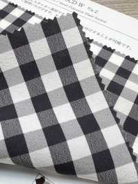 KKF1940CD-W-D2 Xadrez Seersucker De Largura Larga[Têxtil / Tecido] Uni Textile(Komon Studio) subfoto