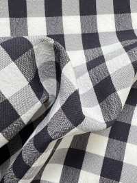 KKF1940CD-W-D2 Xadrez Seersucker De Largura Larga[Têxtil / Tecido] Uni Textile(Komon Studio) subfoto