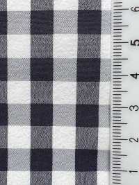 KKF1940CD-W-D2 Xadrez Seersucker De Largura Larga[Têxtil / Tecido] Uni Textile(Komon Studio) subfoto