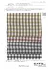 35524 32 Fios Simples De Algodão Dobby Ombre Check