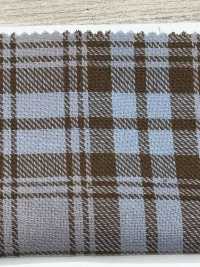 14417 21 Sarja De Algodão De Fio único Shakey Tartan Check[Têxtil / Tecido] SUNWELL subfoto