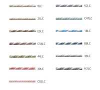 LCTY01(L)-B Fio De Linho Torcido Colorido 1,2 Mm[Cabo De Fita] Cordon subfoto