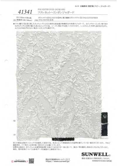 41341 Jacquard espinha de peixe Fukure cortado