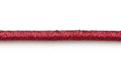 SBL250 Cordão de fita elástica lamê macio 2,5 mm