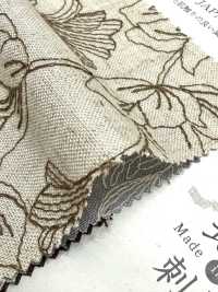 KCL534-D63 Renda De Lona De Linho Rayon[Têxtil / Tecido] Uni Textile(Komon Studio) subfoto