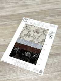 KCL534-D63 Renda De Lona De Linho Rayon[Têxtil / Tecido] Uni Textile(Komon Studio) subfoto