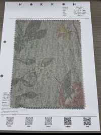 7026-400-1 Transferência De Nervura Transparente Com Flor Grande[Têxtil / Tecido] HOKKOH subfoto