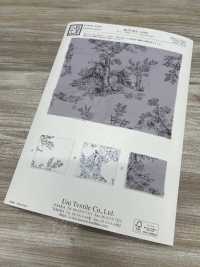 KCP616-D603 60 Impressão Monocromática De Gramado[Têxtil / Tecido] Uni Textile(Komon Studio) Foto secundária