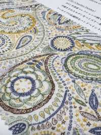 KCP807MWL-DK-35 Tecido De Algodão 80 Lawn Miracle Wave Liberty Print Charlie's Paisley[Têxtil / Tecido] Uni Textile(Komon Studio) Foto secundária