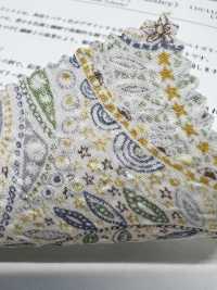 KCP807MWL-DK-35 Tecido De Algodão 80 Lawn Miracle Wave Liberty Print Charlie's Paisley[Têxtil / Tecido] Uni Textile(Komon Studio) Foto secundária