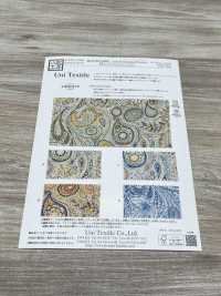 KCP807MWL-DK-35 Tecido De Algodão 80 Lawn Miracle Wave Liberty Print Charlie's Paisley[Têxtil / Tecido] Uni Textile(Komon Studio) Foto secundária