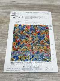 KCP807MWL-DK-8 Diane Em Algodão 80 Lawn Miracle Wave Liberty Print[Têxtil / Tecido] Uni Textile(Komon Studio) Foto secundária