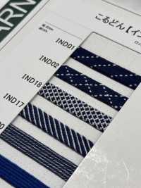 IND01 Cordão índigo 8mm[Cabo De Fita] Cordon Foto secundária