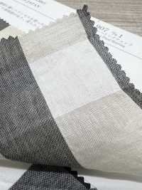 KKC907-D1 Xadrez Franzido Em Fio De Algodão Tencel Tingido[Têxtil / Tecido] Uni Textile(Komon Studio) Foto secundária