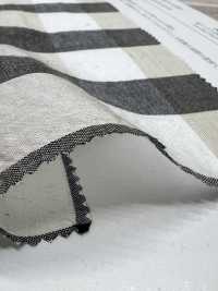 KKC907-D1 Xadrez Franzido Em Fio De Algodão Tencel Tingido[Têxtil / Tecido] Uni Textile(Komon Studio) Foto secundária