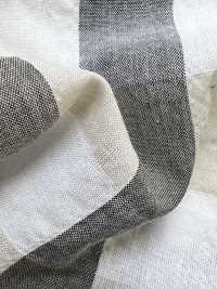 KKC907-D1 Xadrez Franzido Em Fio De Algodão Tencel Tingido[Têxtil / Tecido] Uni Textile(Komon Studio) Foto secundária