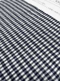 KKC908-DC-1 Fio De Algodão Tencel Tingido Com Franzido[Têxtil / Tecido] Uni Textile(Komon Studio) Foto secundária