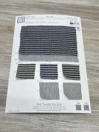 KKC908-DC-1 Fio De Algodão Tencel Tingido Com Franzido[Têxtil / Tecido] Uni Textile(Komon Studio) Foto secundária