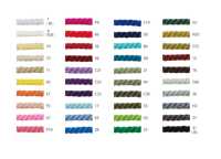 ACT01(L) Cordão Acrílico Torcido 5,5mm[Cabo De Fita] Cordon Foto secundária