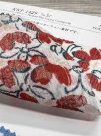 KKP1429-D37 75d Yoryu Georgette[Têxtil / Tecido] Uni Textile(Komon Studio) Foto secundária