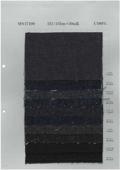 MN17100 Acabamento lavado denim 10 oz