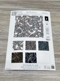 KKP2338-DB-276 Chirimen Chirimen®[Têxtil / Tecido] Uni Textile(Komon Studio) Foto secundária