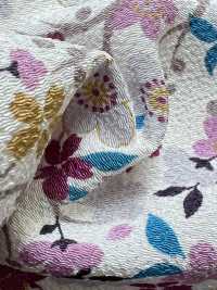 KKP2338-DHM-108 Estampa Multicolorida Futako Chirimen[Têxtil / Tecido] Uni Textile(Komon Studio) Foto secundária
