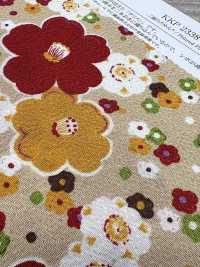 KKP2338-DHM-103 Estampa Multicolorida Futako Chirimen[Têxtil / Tecido] Uni Textile(Komon Studio) Foto secundária
