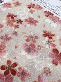 KKP2338-DHM-83 Estampa Multicolorida Futako Chirimen[Têxtil / Tecido] Uni Textile(Komon Studio) Foto secundária