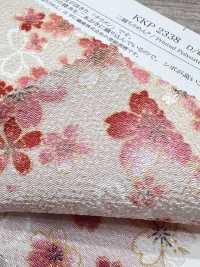 KKP2338-DHM-83 Estampa Multicolorida Futako Chirimen[Têxtil / Tecido] Uni Textile(Komon Studio) Foto secundária