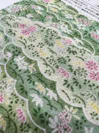 KKP2338-D-KUMONIHANA Nuvens E Flores De Futako Chirimen[Têxtil / Tecido] Uni Textile(Komon Studio) Foto secundária