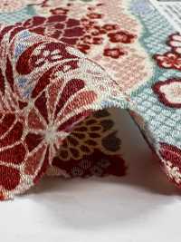 KKP2338-D-HANAZUKUSI Flores Futako Chirimen[Têxtil / Tecido] Uni Textile(Komon Studio) Foto secundária
