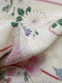 KKP2338-D-HANATEMARI Bola De Flores Futako Chirimen[Têxtil / Tecido] Uni Textile(Komon Studio) Foto secundária