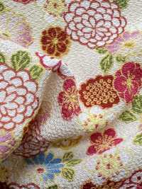 KKP2338-D-HANAKOMATI Futako Chirimen Hanakomachi[Têxtil / Tecido] Uni Textile(Komon Studio) Foto secundária