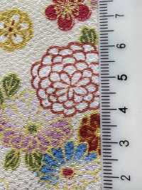 KKP2338-D-HANAKOMATI Futako Chirimen Hanakomachi[Têxtil / Tecido] Uni Textile(Komon Studio) Foto secundária