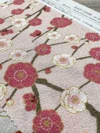 KKP2338-D-SIDAREUME Futako Chirimen Ameixa Chorona[Têxtil / Tecido] Uni Textile(Komon Studio) Foto secundária