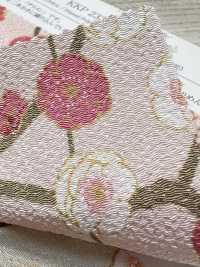 KKP2338-D-SIDAREUME Futako Chirimen Ameixa Chorona[Têxtil / Tecido] Uni Textile(Komon Studio) Foto secundária