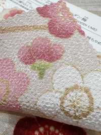 KKP2338-D-MODANUME Futako Chirimen Ameixa Moderna[Têxtil / Tecido] Uni Textile(Komon Studio) Foto secundária