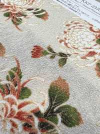 KKP2338-D-KIKUNOMAI Dança Do Crisântemo Futako Chirimen[Têxtil / Tecido] Uni Textile(Komon Studio) Foto secundária