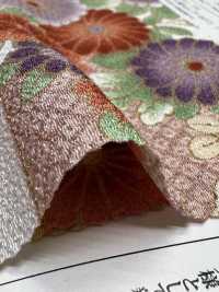 KKP2338-D-KIKUSUI Futako Chirimen Kikusui[Têxtil / Tecido] Uni Textile(Komon Studio) Foto secundária