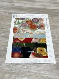 KKP2338-D-KIKUSUI Futako Chirimen Kikusui[Têxtil / Tecido] Uni Textile(Komon Studio) Foto secundária