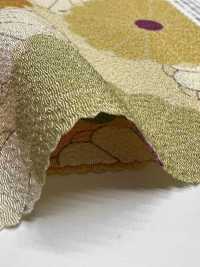 KKP2338-D-KIKUYUZEN Futako Chirimen Crisântemo Yuzen[Têxtil / Tecido] Uni Textile(Komon Studio) Foto secundária